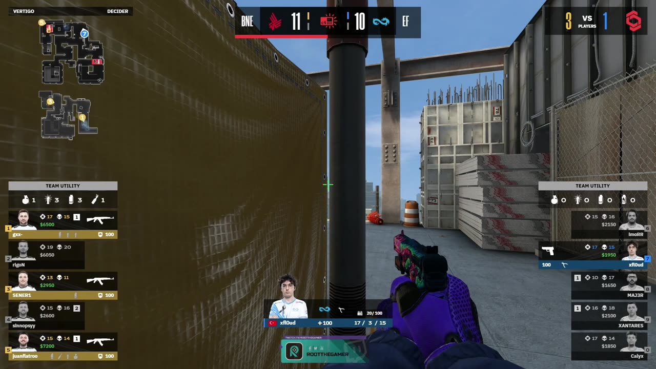 Umutlar tükenmişken xfl0ud ninja defuse atıyor ETERNAL FIRE vs