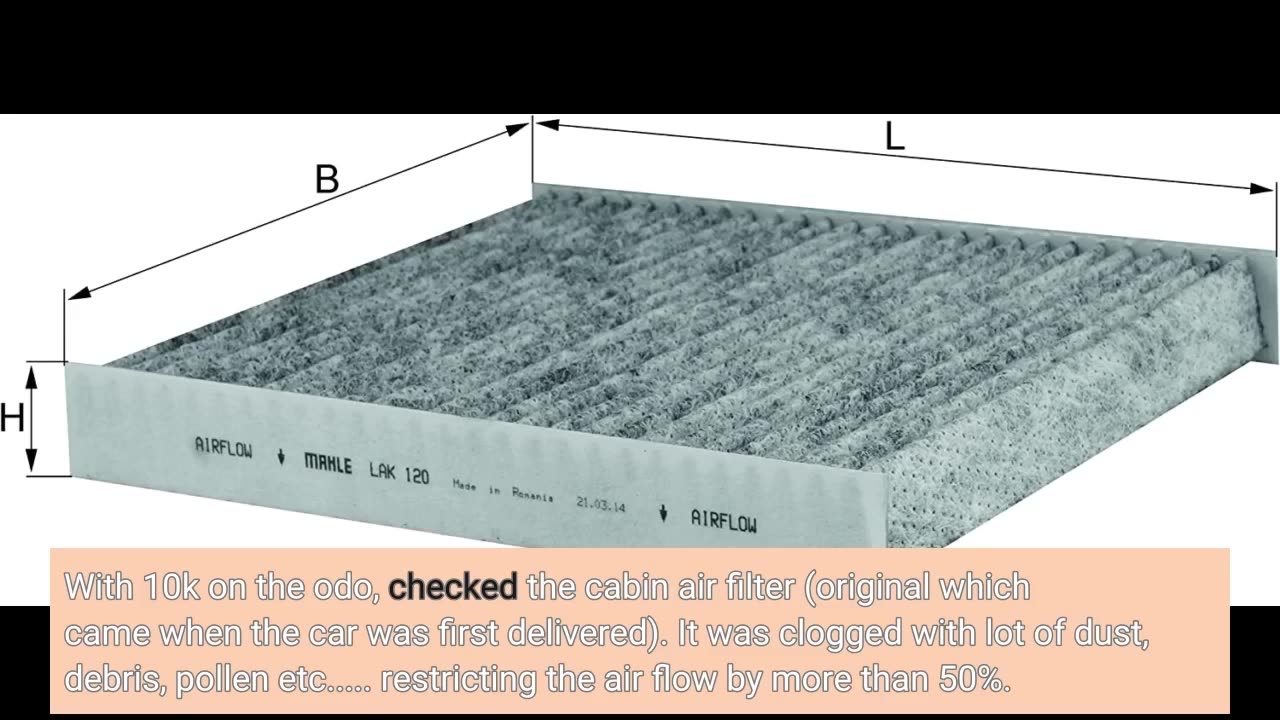 MAHLE LAK 120 Cabin Air Filter