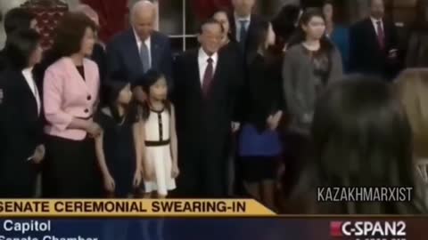 Biden Sniffing Young Women Like Fresh Meat.