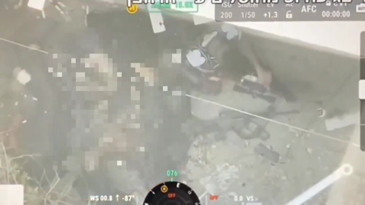 Amazing footage - An IDF drone discovers Hamas “Civilians” in Gaza