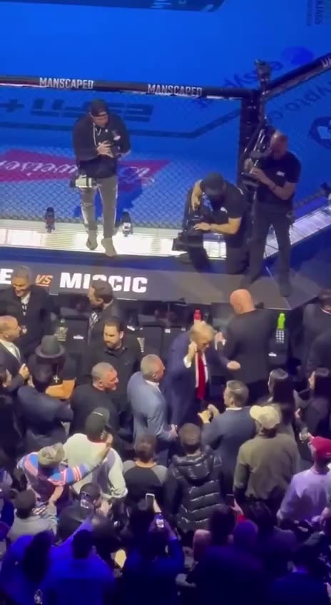Trump Dance at the UFC