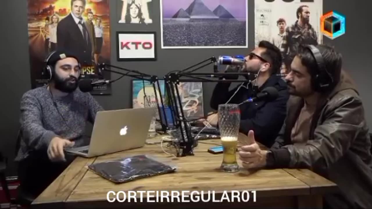 Poter solta uma bufa e Alcemar se assusta ( vídeo cortado do podcast caixa preta )