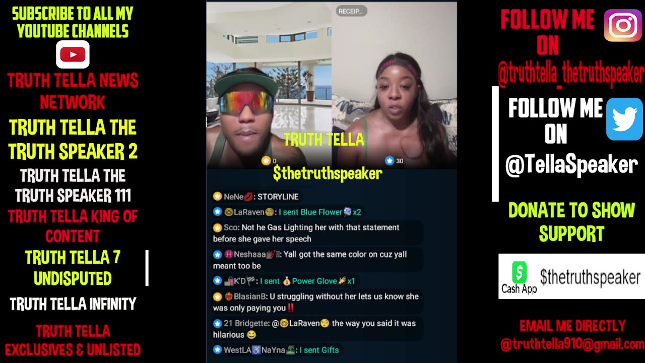 RECEIPTQUEEN EX-BOO CHARM SNIFFING COKE & RANTING THEN RECEIPTQUEEN LINES UP PK MODE