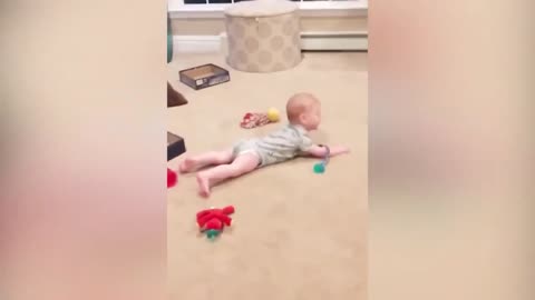 Baby Wants to Crawl as Dog