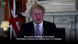 UK's Johnson appeals to Russians