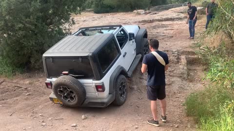 Racer instructs how to go uphill