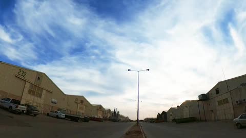 Timelapse of clouds