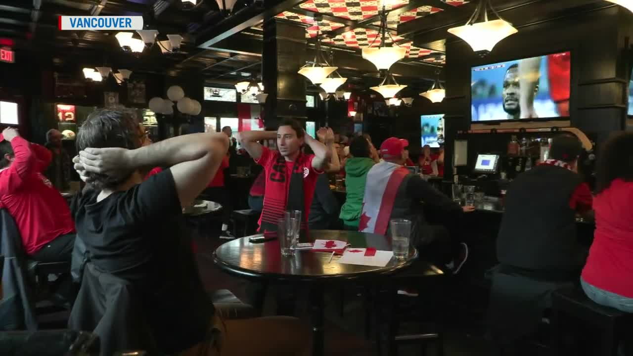 Soccer fans across the country celebrate Canada's return to the World Cup