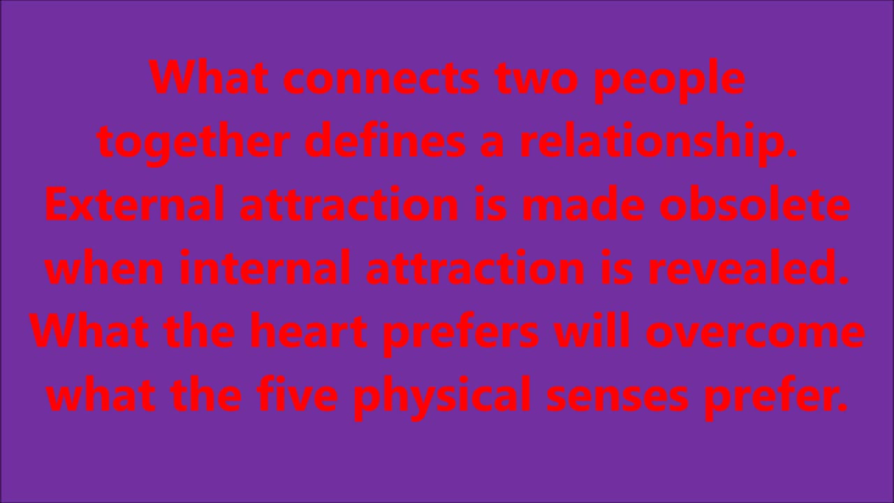 What connects two people together defines a relationship. - RGW with Music