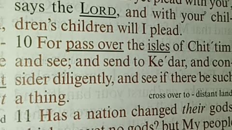 Prophetic break in Jeremiah 2, part 2 Seek ye the old path...