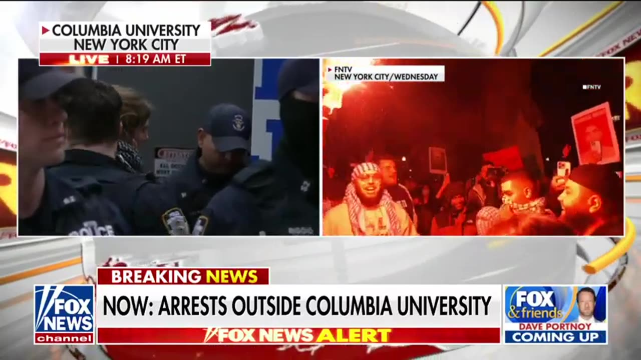 Arrests made after fiery anti-Israel protests at Columbia University