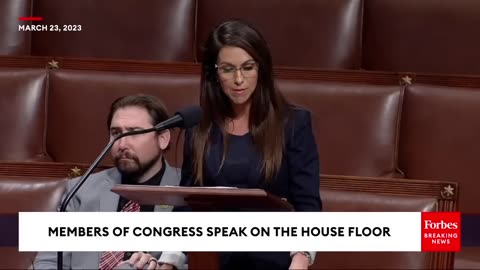 JUST IN- Lauren Boebert Accuses Lia Thomas Of Stealing Championship In House Floor Remarks