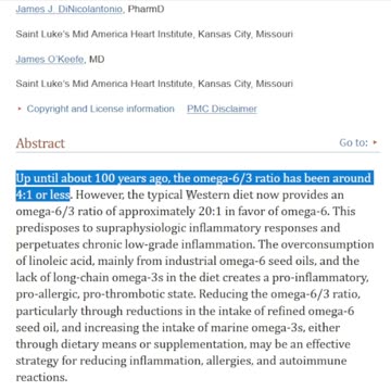 Insidious Seed Oil ROOT CAUSE of Problems