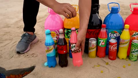 Big Monster, Chupa Chups, Mtn Dew, Fanta, Mirinda and Mentos soda mix Underground3