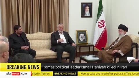 Hamas political leader Ismail Haniyeh killed in Iran