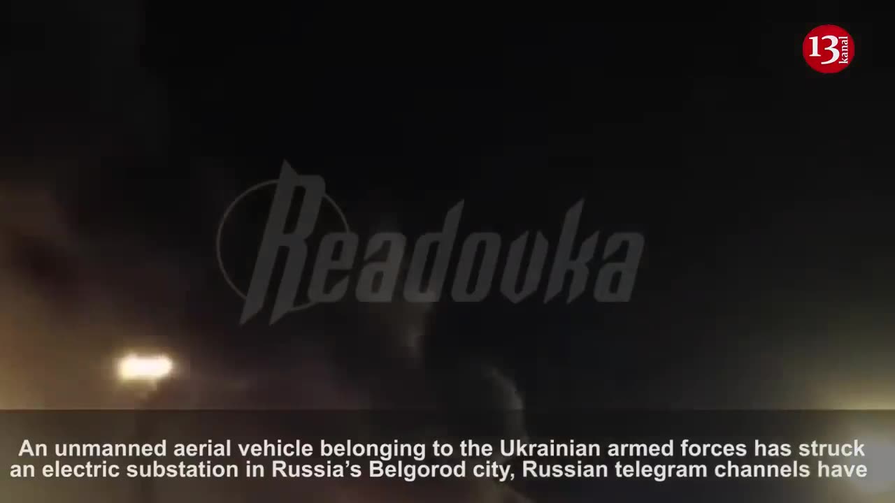 Ukrainian drones struck Russian territory at night - An explosion and fire take place