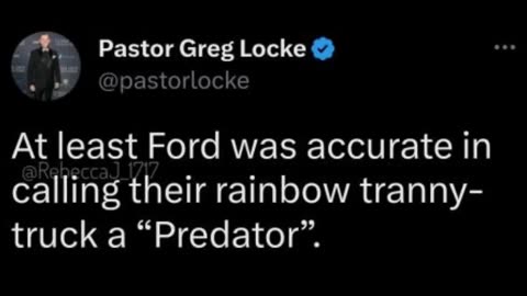 Pastor Greg Locke - Predator