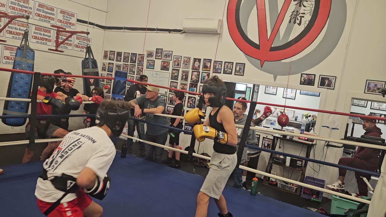 Joey sparring Michael 1. 10/1/24