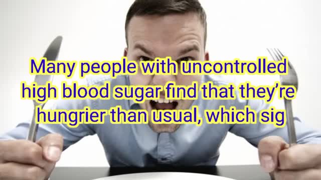 9 Signs your blood sugar is high & Early symptoms