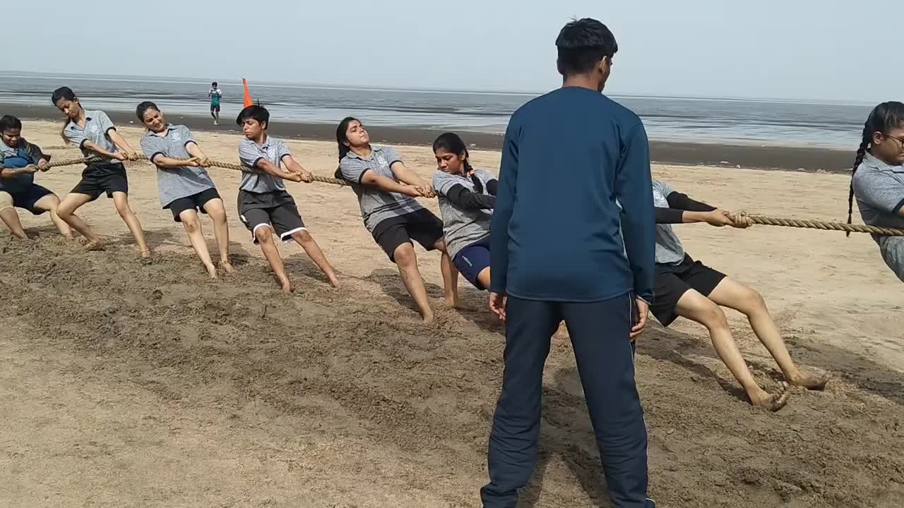 TUG OF WAR Chinchani beach palghar Maharashtra