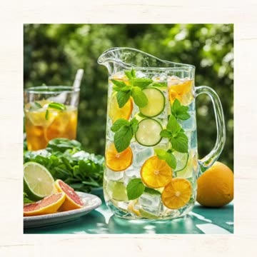 Free Citrus Mint Infusion Recipe 🍋🌿🍊✨