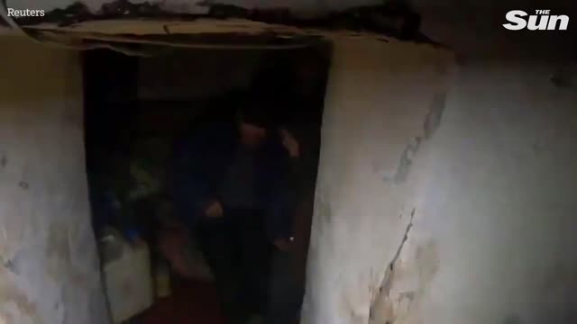 Ukrainian Police evacuate family from the front line near Bakhmut