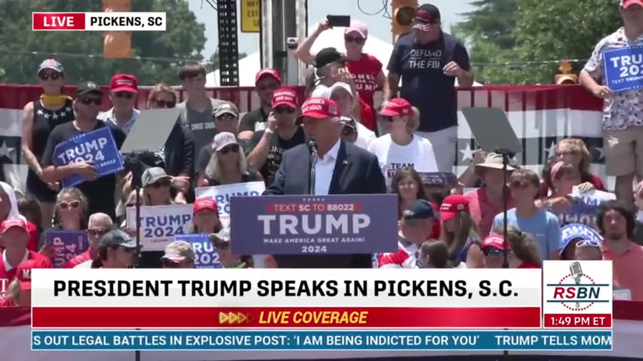 Donald Trump MAGA Rally in Pickens South Carolina