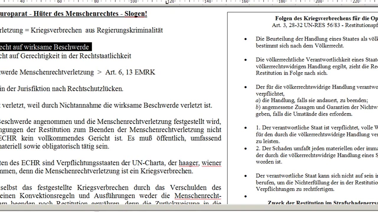 Europarat ist Ursache von Kriegsverbrechen und Völkermord