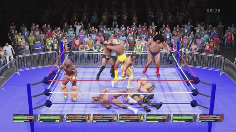 MATCH 25 ALL TIME GREATS FATAL 8 WAY WITH COMMENTARY