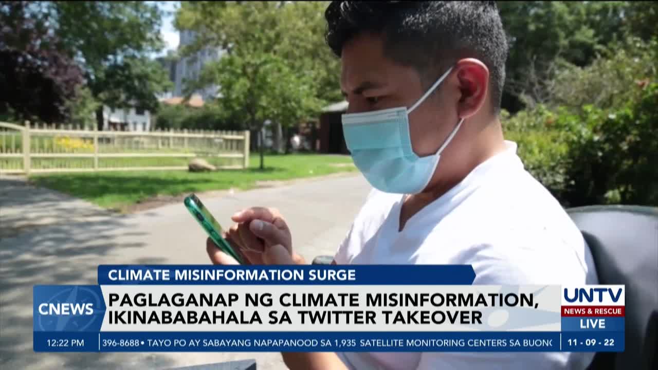 Mas matinding climate misinformation, pinangangambahan kasunod ng Twitter takeover