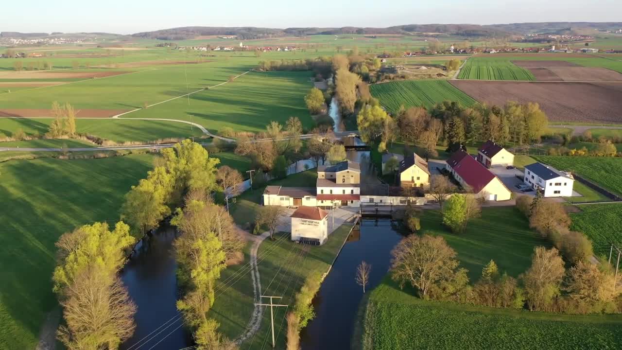 Bavarian landscape from above - German Drone Footage #1 - DJI Mavic 2 Pro - 4K Video