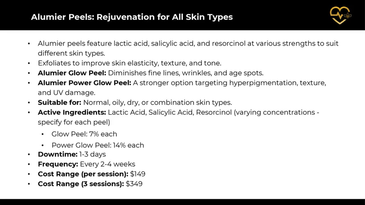 Chemical Peel Showdown: Comparing Vivier, Alumier, and Jessner for Your Ultimate Skin Transformation