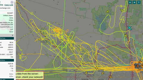 Bird Mafia Mormons just cant stop gang stalking US60 and Wittmann AZ - N4188T
