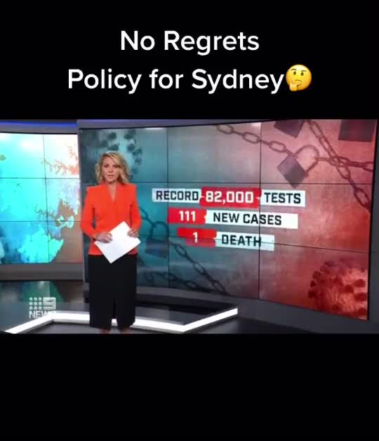 Aug 2021 - Australia Lockdown - 82K tests, 111 New Cases, 1 Death