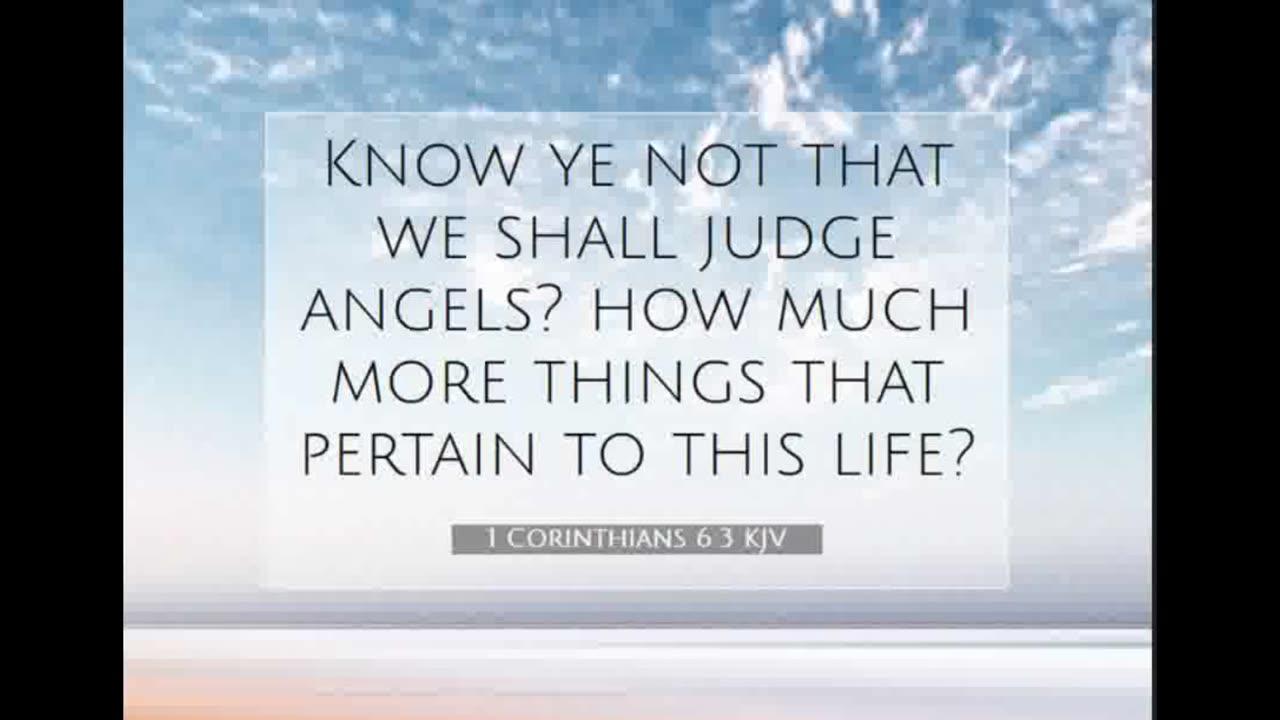 The Lion's Table: We Shall Judge Angels