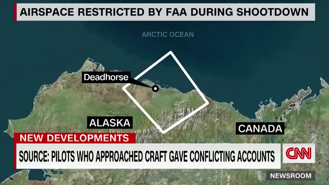 Hear what pilots said about mysterious object shot down near Alaska
