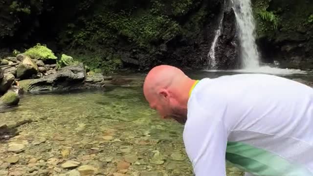 Amazing Waterfall in Dominica Jacko Falls