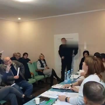 🚨 BREAKING: UKRAINE DEPUTY DETONATES GRENADE IN COUNCIL MEETING