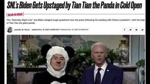 SNL Goes Full ADRENOCHROME Panda eyes.