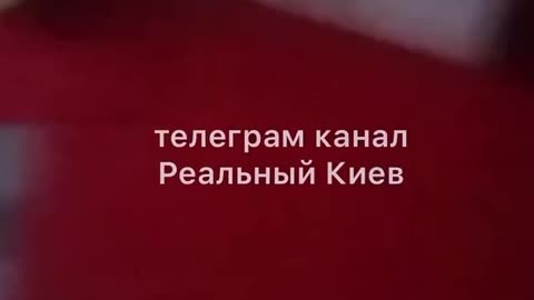 The moment a rocket hit an object in Kyiv this morning