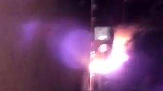 Grupo armado quemó bus de Mutual Ser