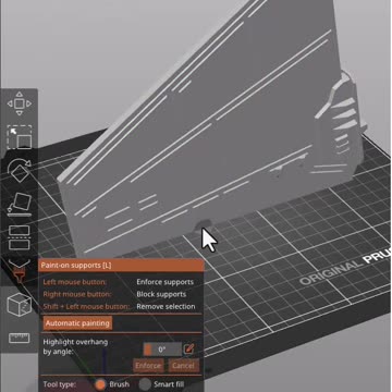 PrusaSlicer: Paint on Supports Reverse