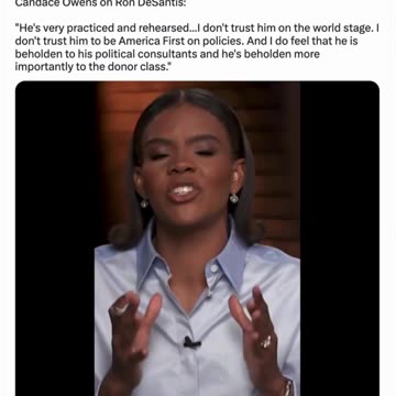 Candace Owens On Desantis