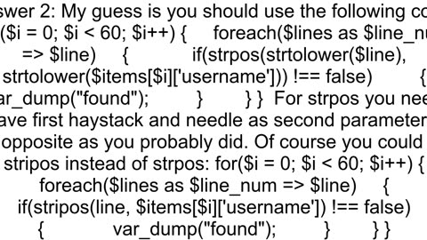 Strpos can never find needle in haystack while deriving needles from file