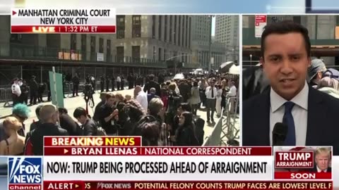 BREAKING: Trump being PROCESSED ahead of ARRAIGNMENT