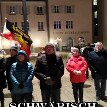 Nationalhymne 💥 Mahnwache Nr. 247 💥 in Schwäbisch Gmünd am 12.11.2024 💥