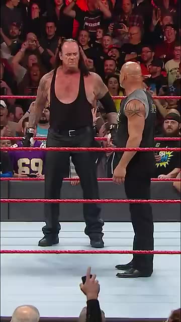 Just 3 Legends sharing the ring together #Goldberg25