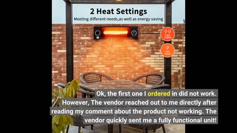 KEY TEK Wall-Mounted Patio #Heater Electric Infrared #Heater-Overview