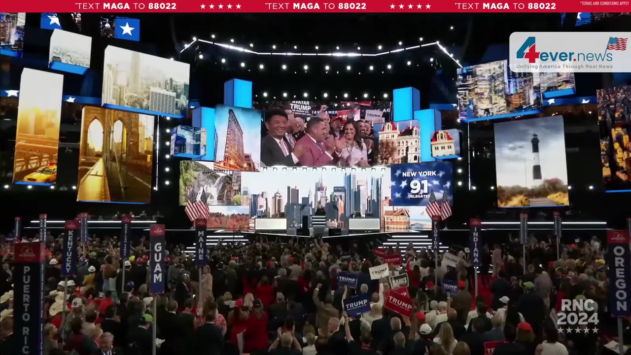 RNC 2024 🐘 New York Cast all 91 delegates for Donald J Trump!