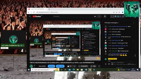 Canal Evidências - ZBKwwV3zXj8 - TRETA! RESPONDENDO AO GLOBALISTA e NEGACIONISTA